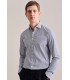 Chemise ml fantaisie seidensticker 19bleufonce