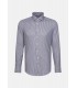 Chemise ml fantaisie seidensticker 19bleufonce