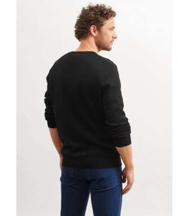 Pull col v saint-james 16-noir