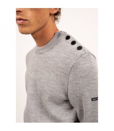 Pull col rond saint-james gu-gris
