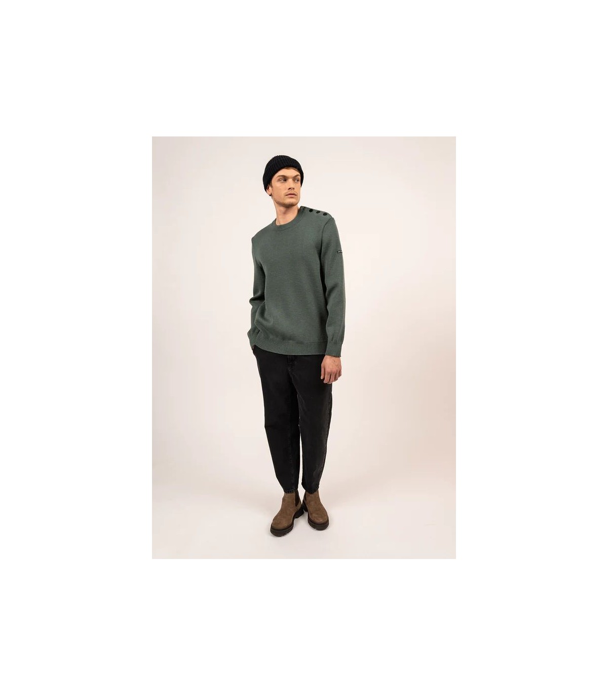 Pull col rond saint-james wm-vegetal