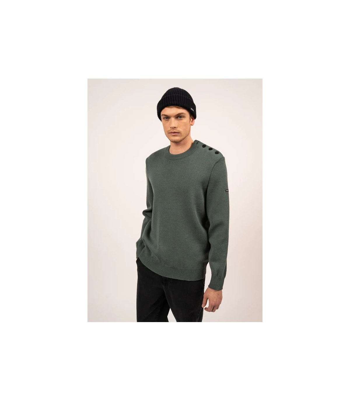 Pull col rond saint-james wm-vegetal