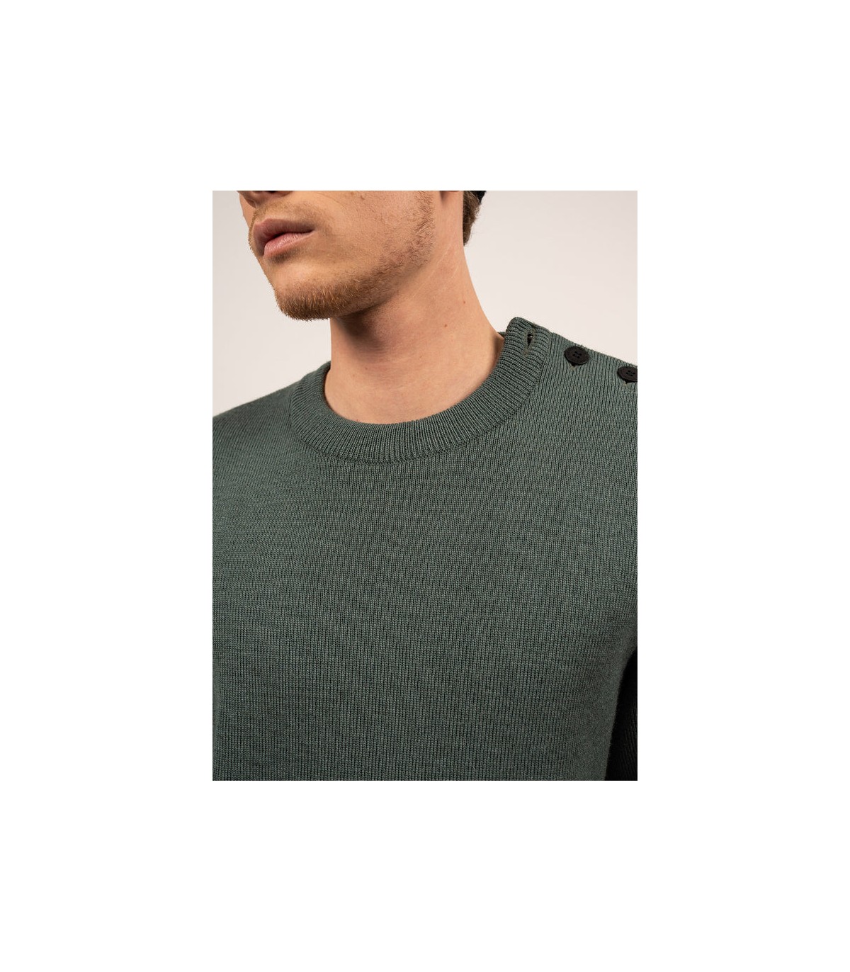 Pull col rond saint-james wm-vegetal