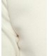 Pull col zippe ethnic blue blanc