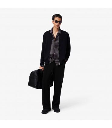 Sweat zippe lacoste 031-noir