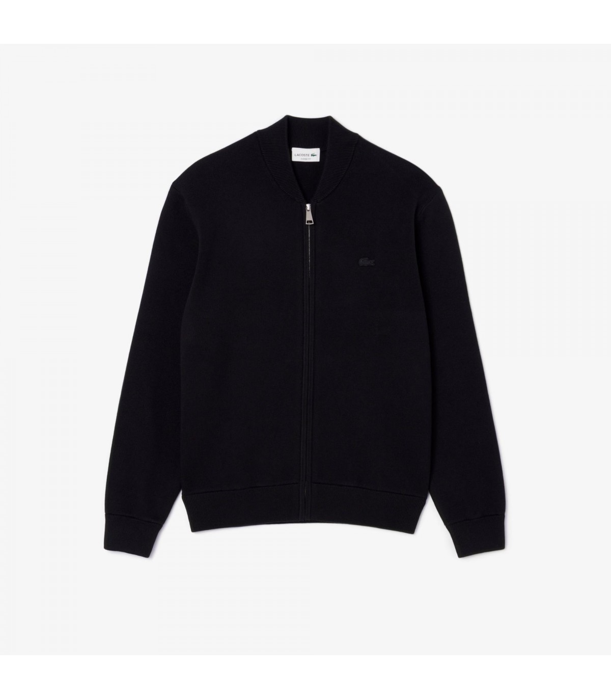 Sweat zippe lacoste 031-noir