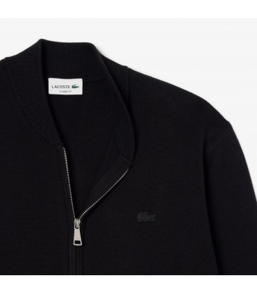 Sweat zippe lacoste 031-noir