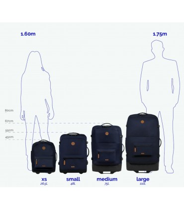 Maroquinerie valise cabaia 