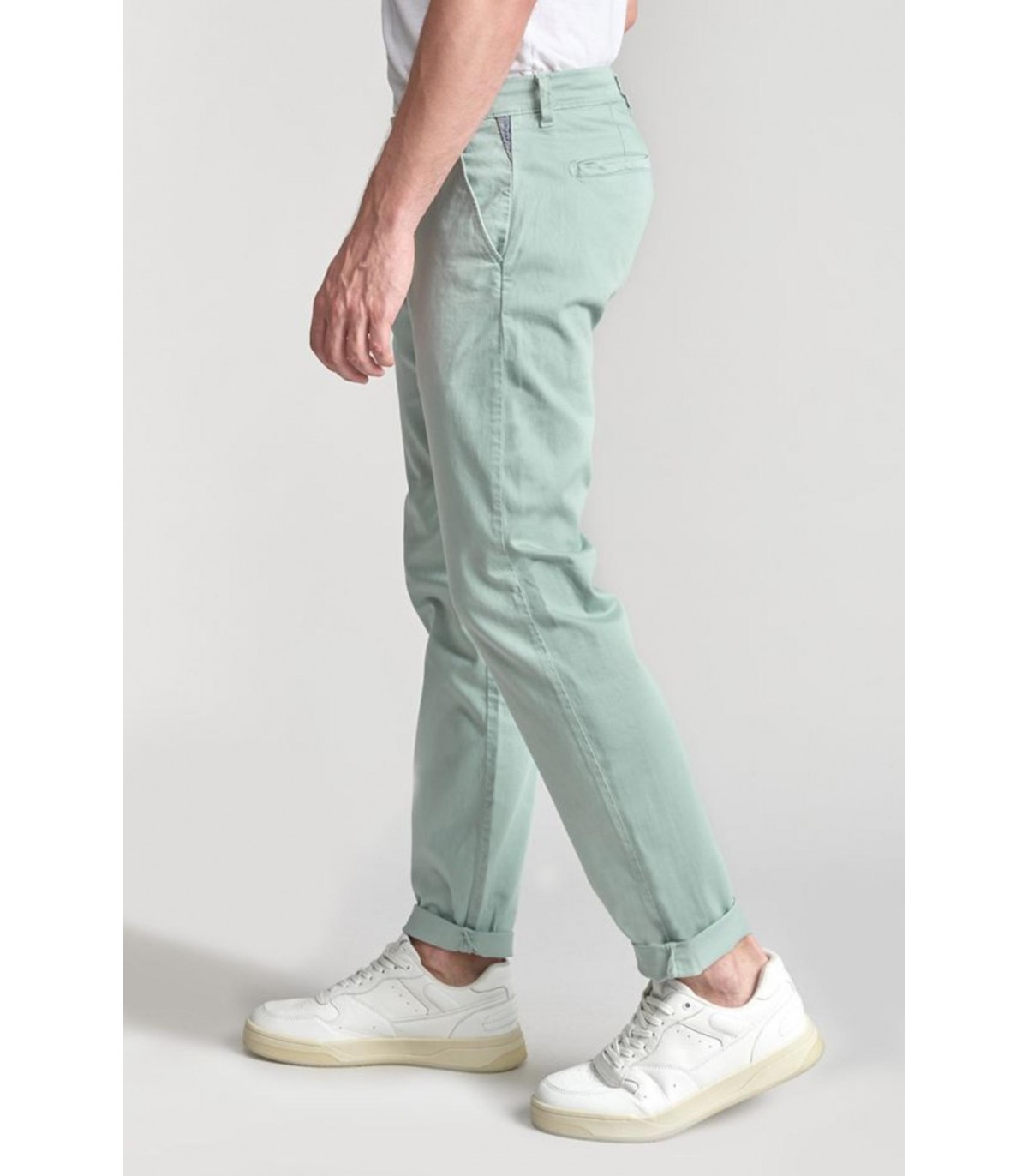 Pantalon chino tps cerises 0053green