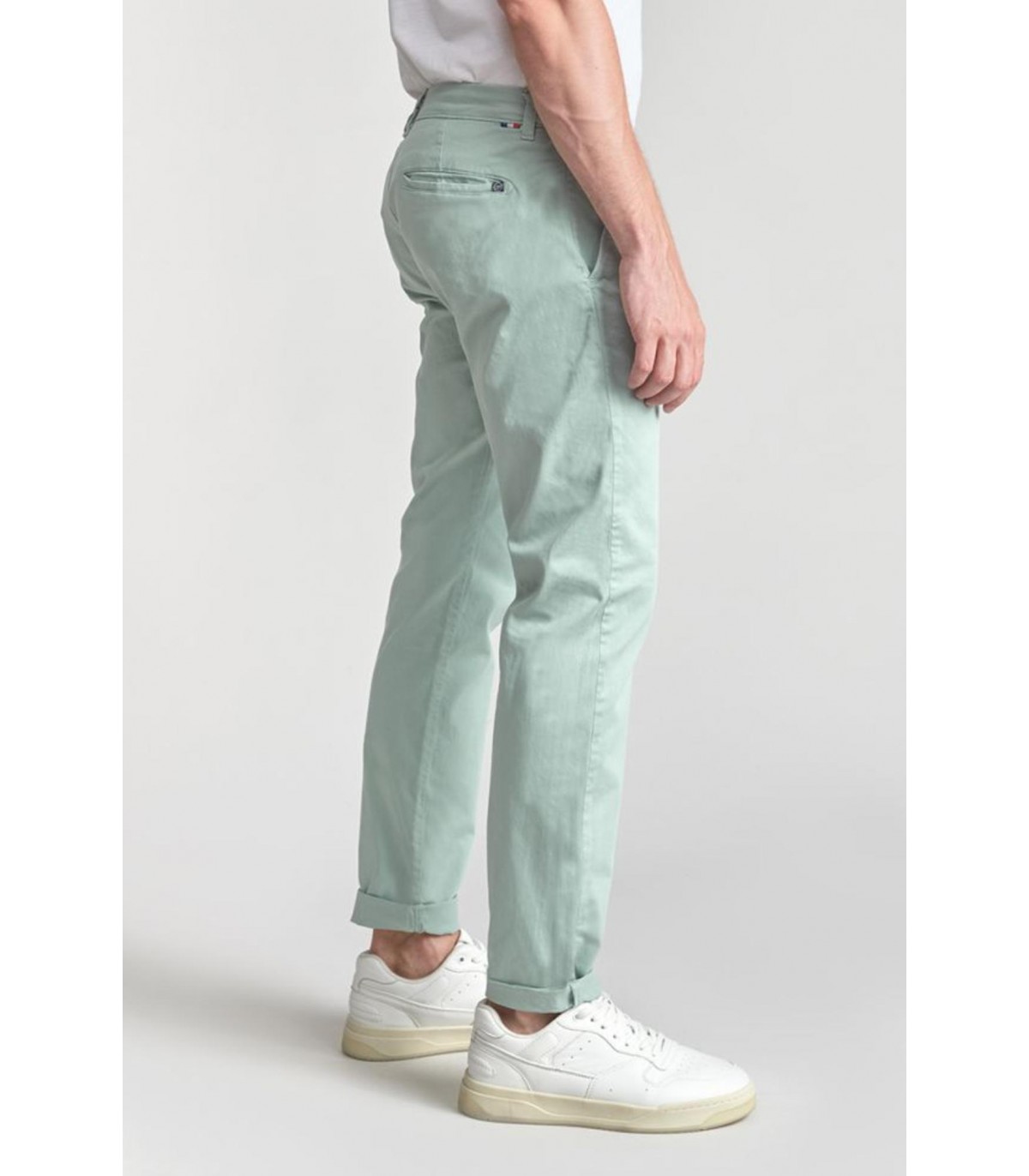 Pantalon chino tps cerises 0053green