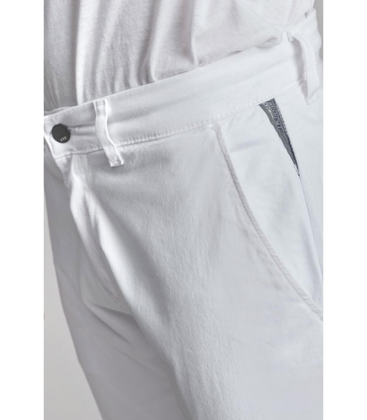 Pantalon chino tps cerises 1001white