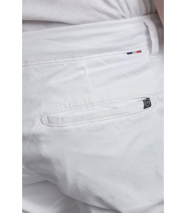 Pantalon chino tps cerises 1001white