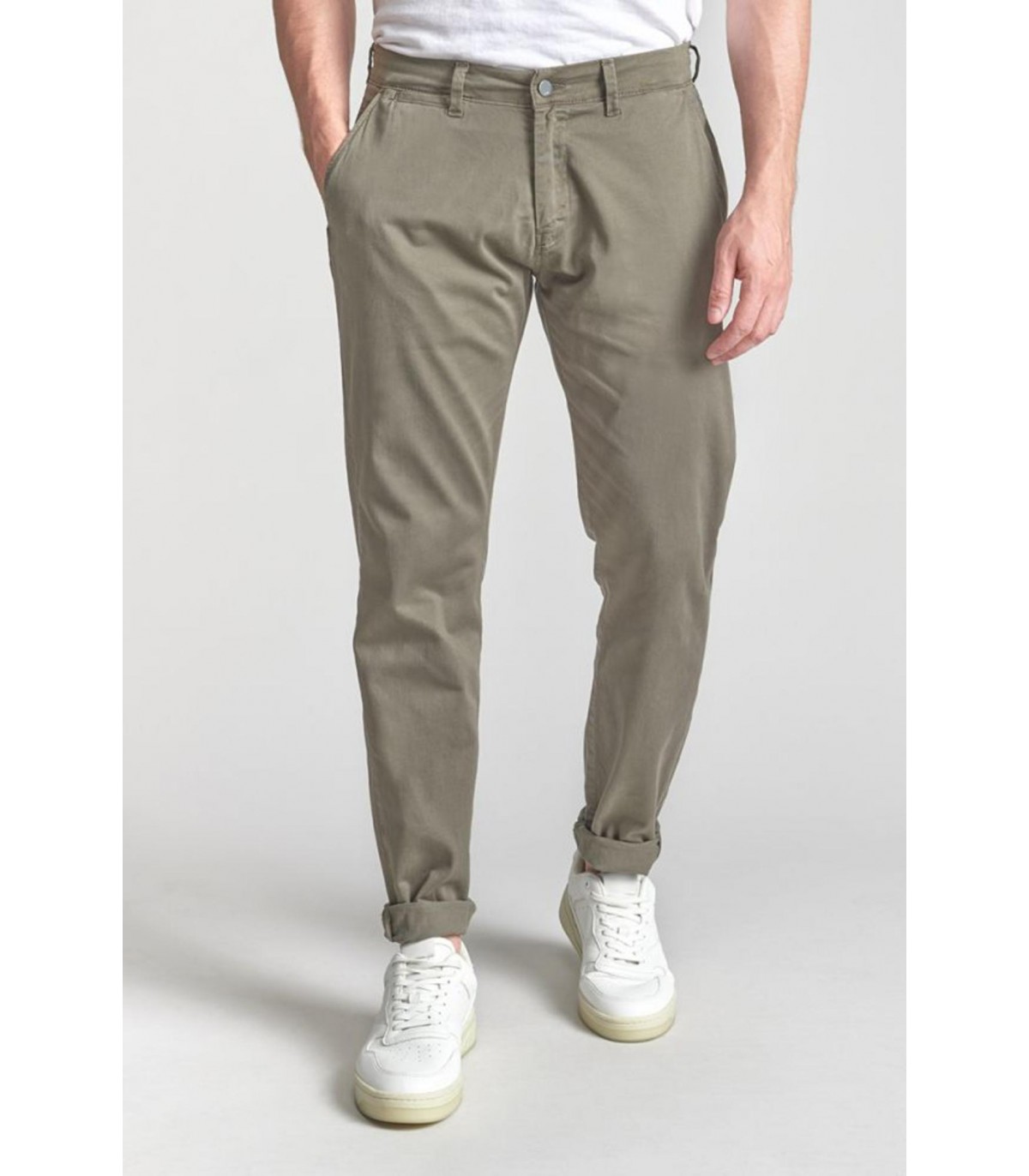 Pantalon chino tps cerises 9003kaki