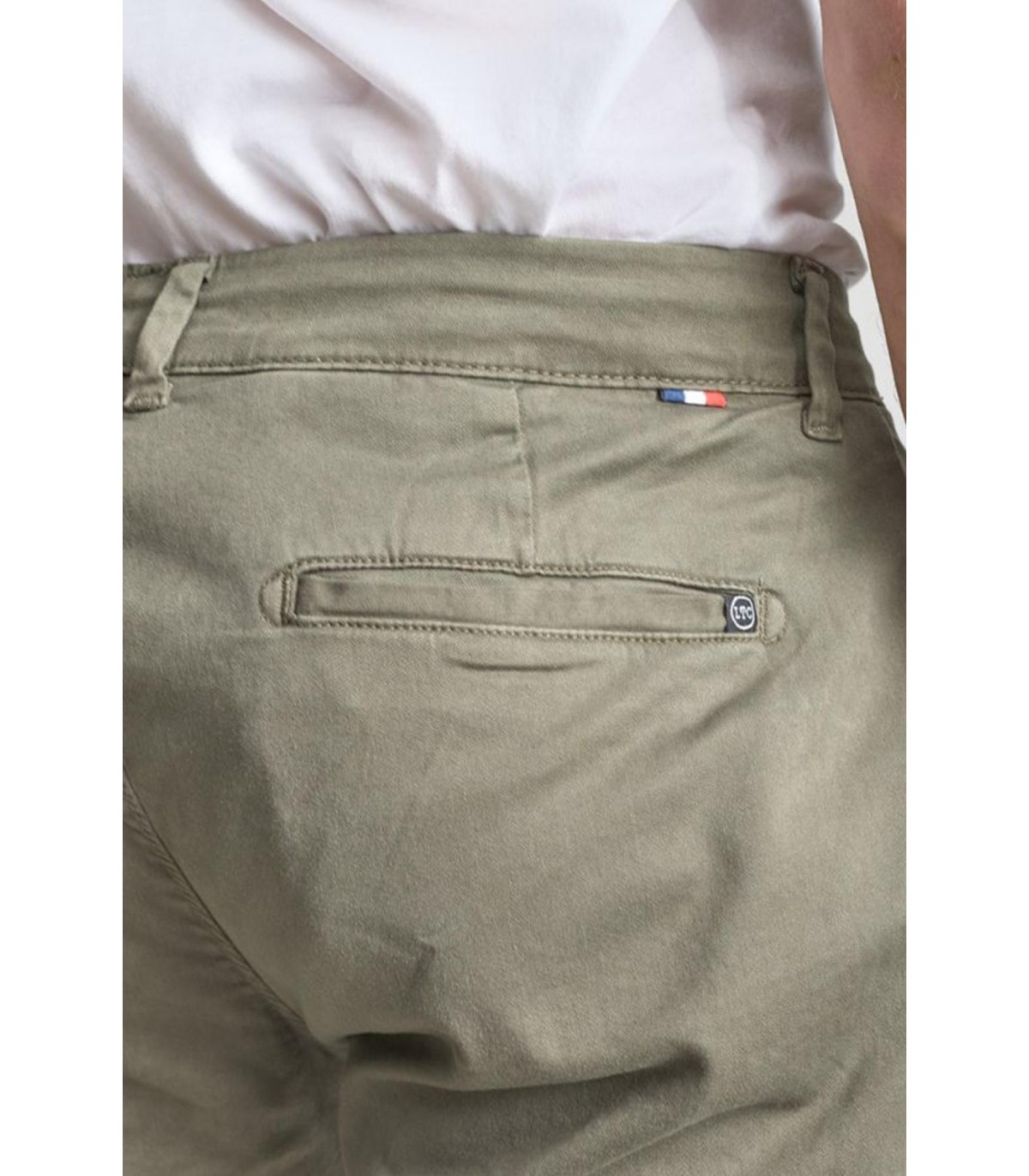 Pantalon chino tps cerises 9003kaki