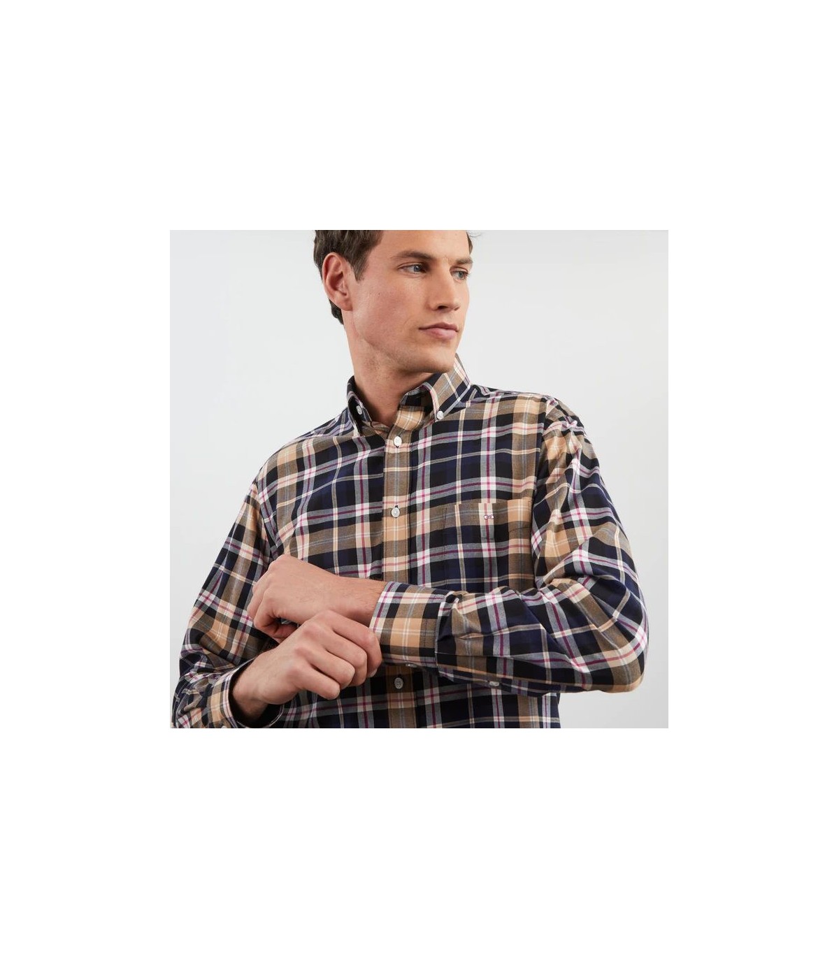 Chemise ml eden park grm-gris