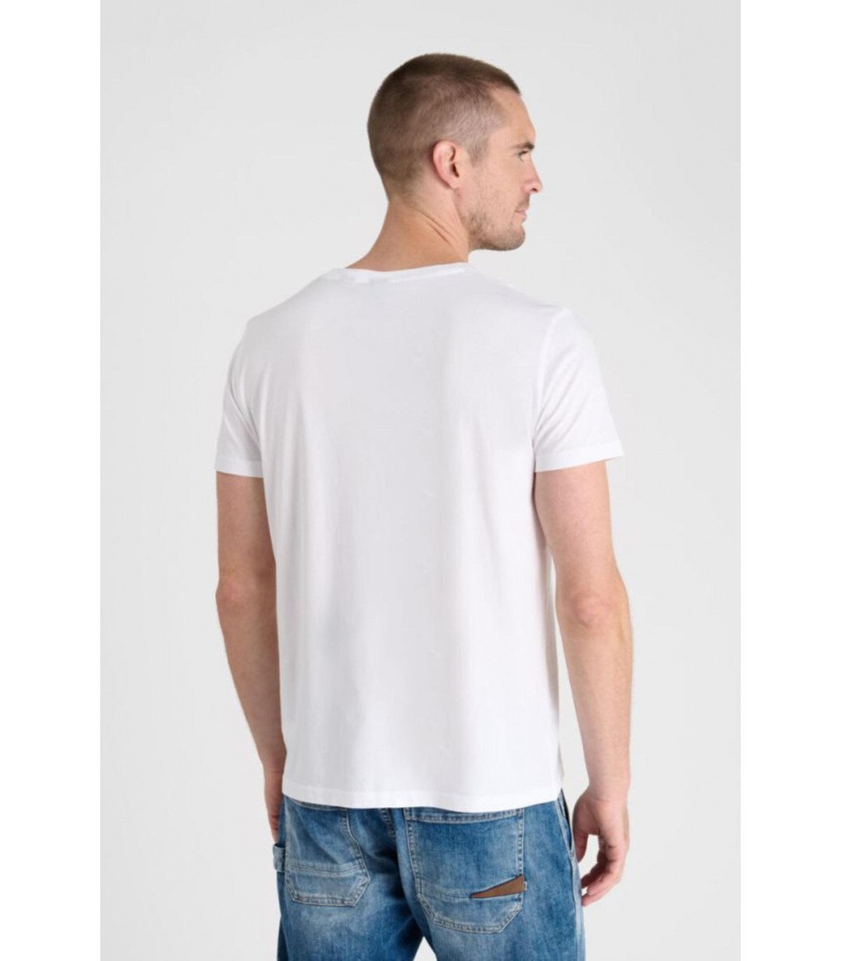 Tee shirt mc tps cerises 1001white