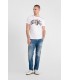 Tee shirt mc tps cerises 1001white