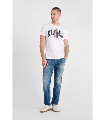 Tee shirt mc tps cerises 1001white