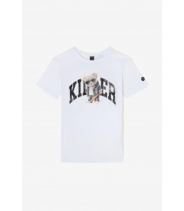 Tee shirt mc tps cerises 1001white