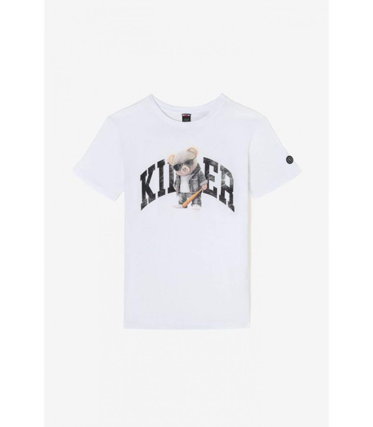 Tee shirt mc tps cerises 1001white