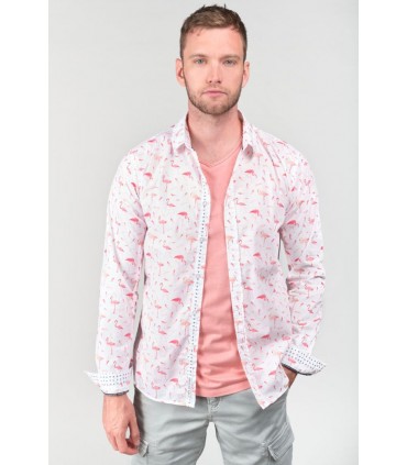 Chemise ml tps cerises 1001white
