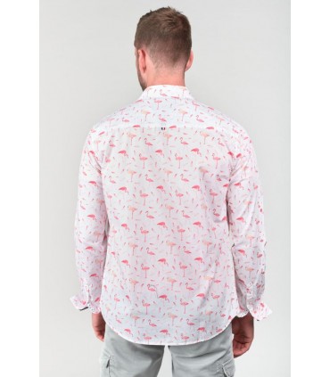 Chemise ml tps cerises 1001white