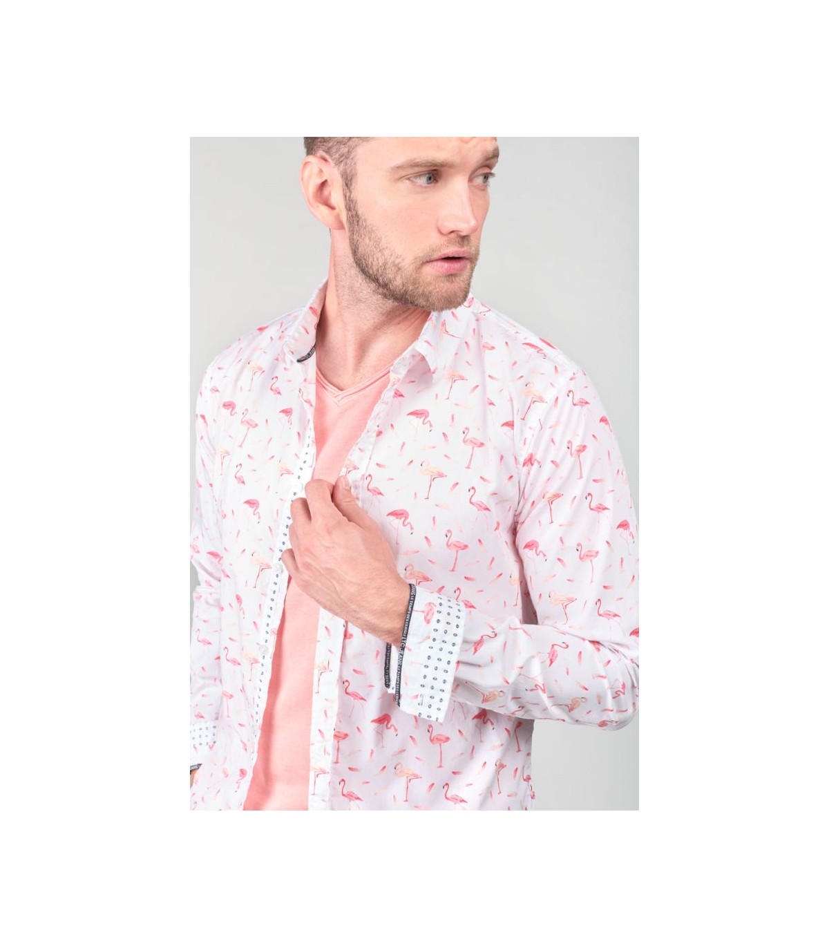 Chemise ml tps cerises 1001white