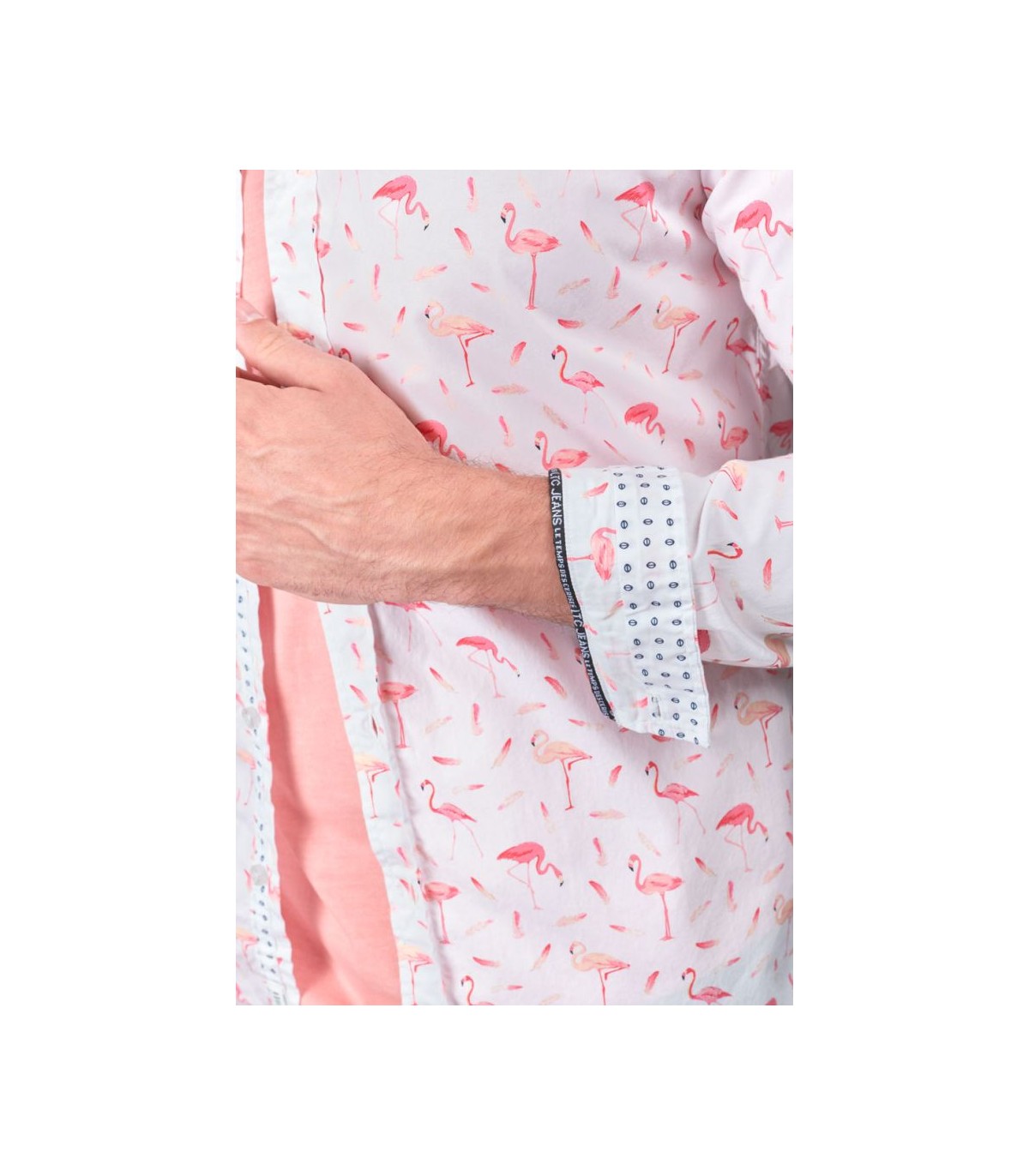 Chemise ml tps cerises 1001white