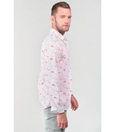 Chemise ml tps cerises 1001white
