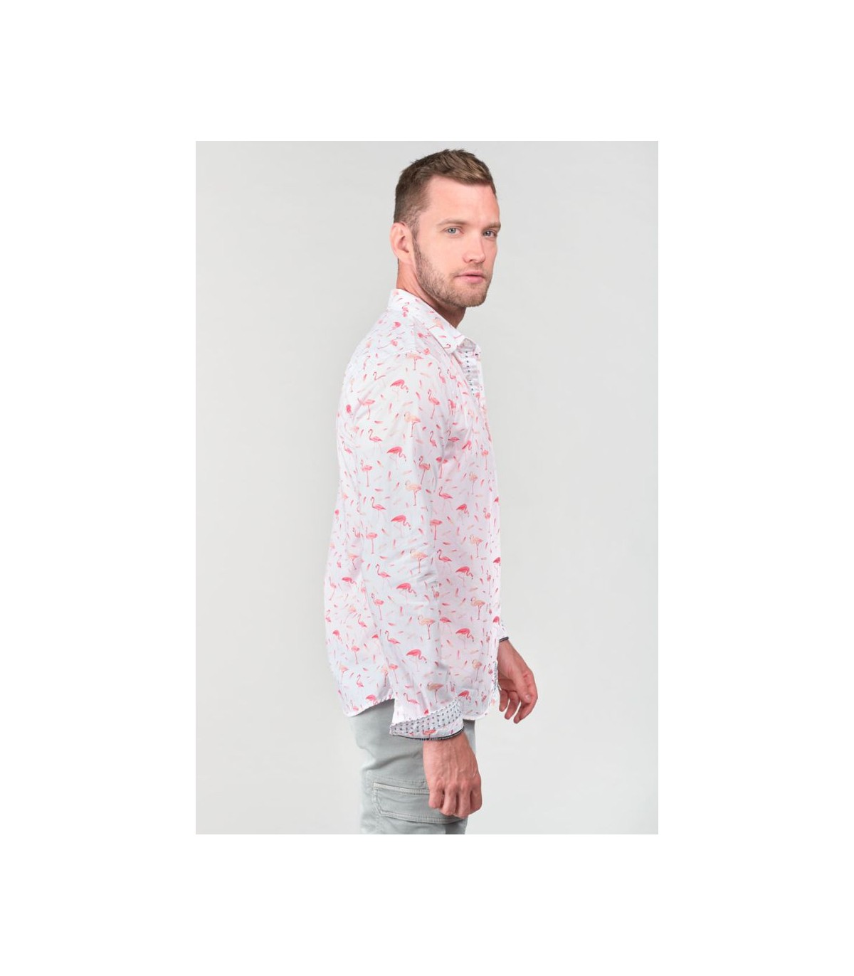 Chemise ml tps cerises 1001white
