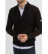 Gilet zippe benson & cherry choco