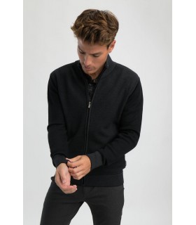 Gilet zippe benson & cherry noir