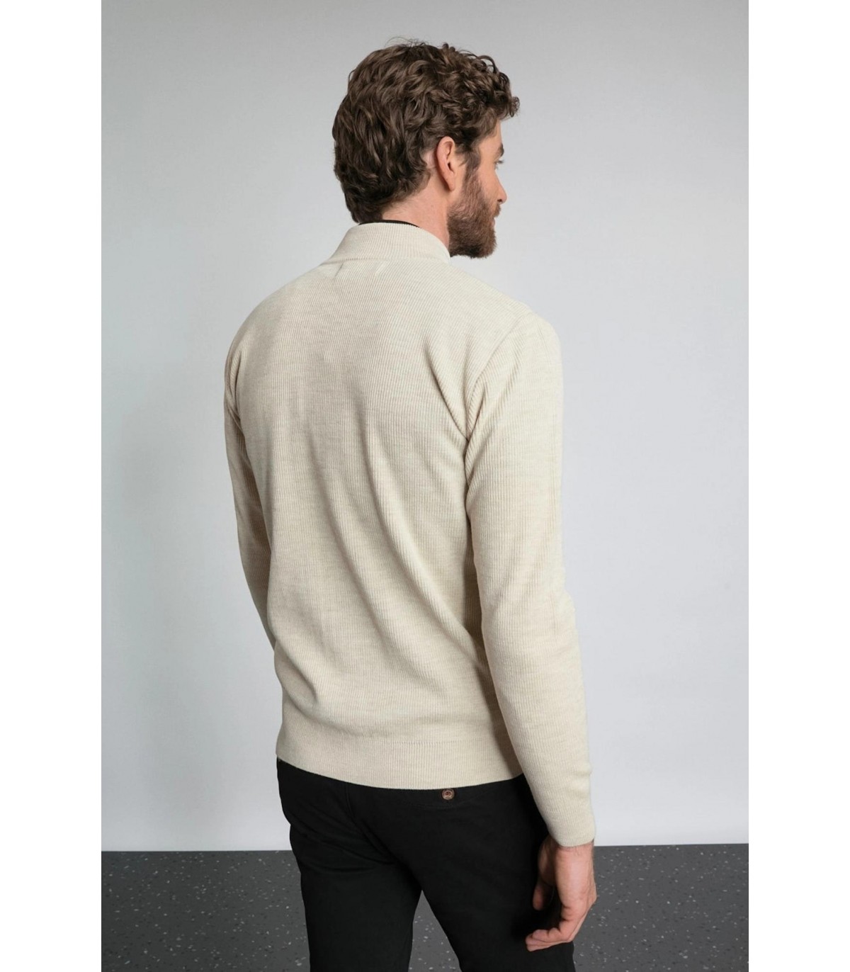 Gilet zippe benson & cherry sable