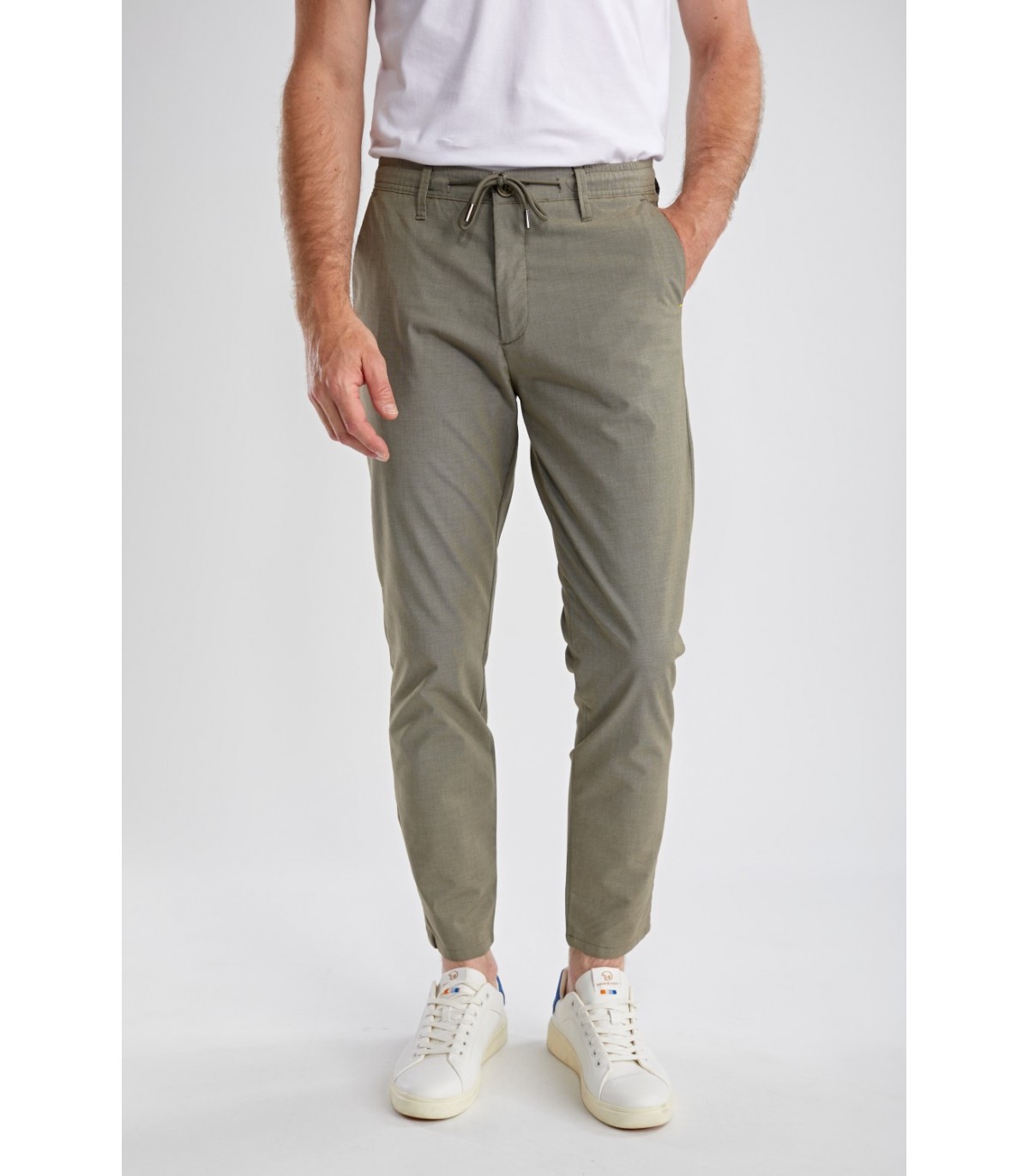 Pantalon chino benson & cherry kaki