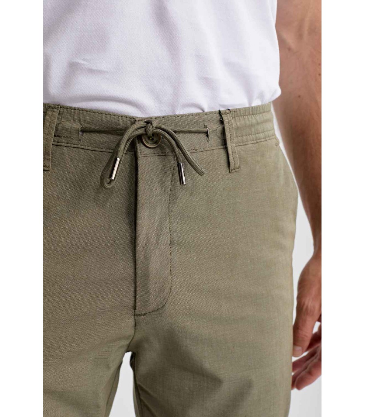 Pantalon chino benson & cherry kaki