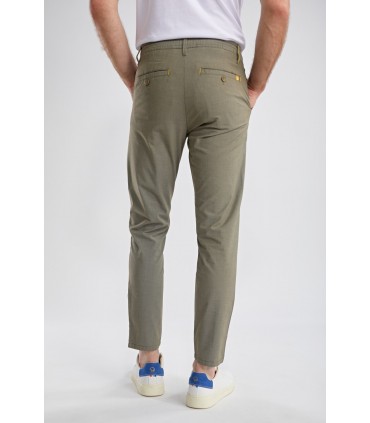 Pantalon chino benson & cherry kaki