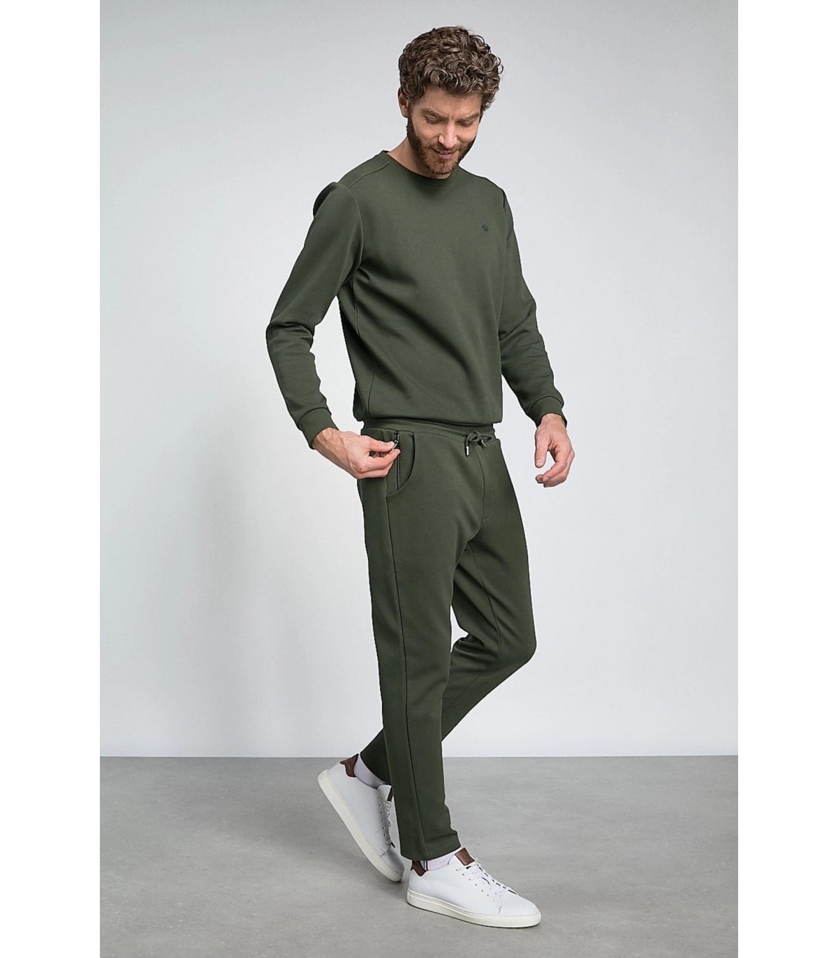 Pantalon jogging benson & cherry kaki
