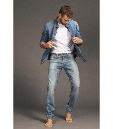 Pantalon jean tps cerises 3001bleu