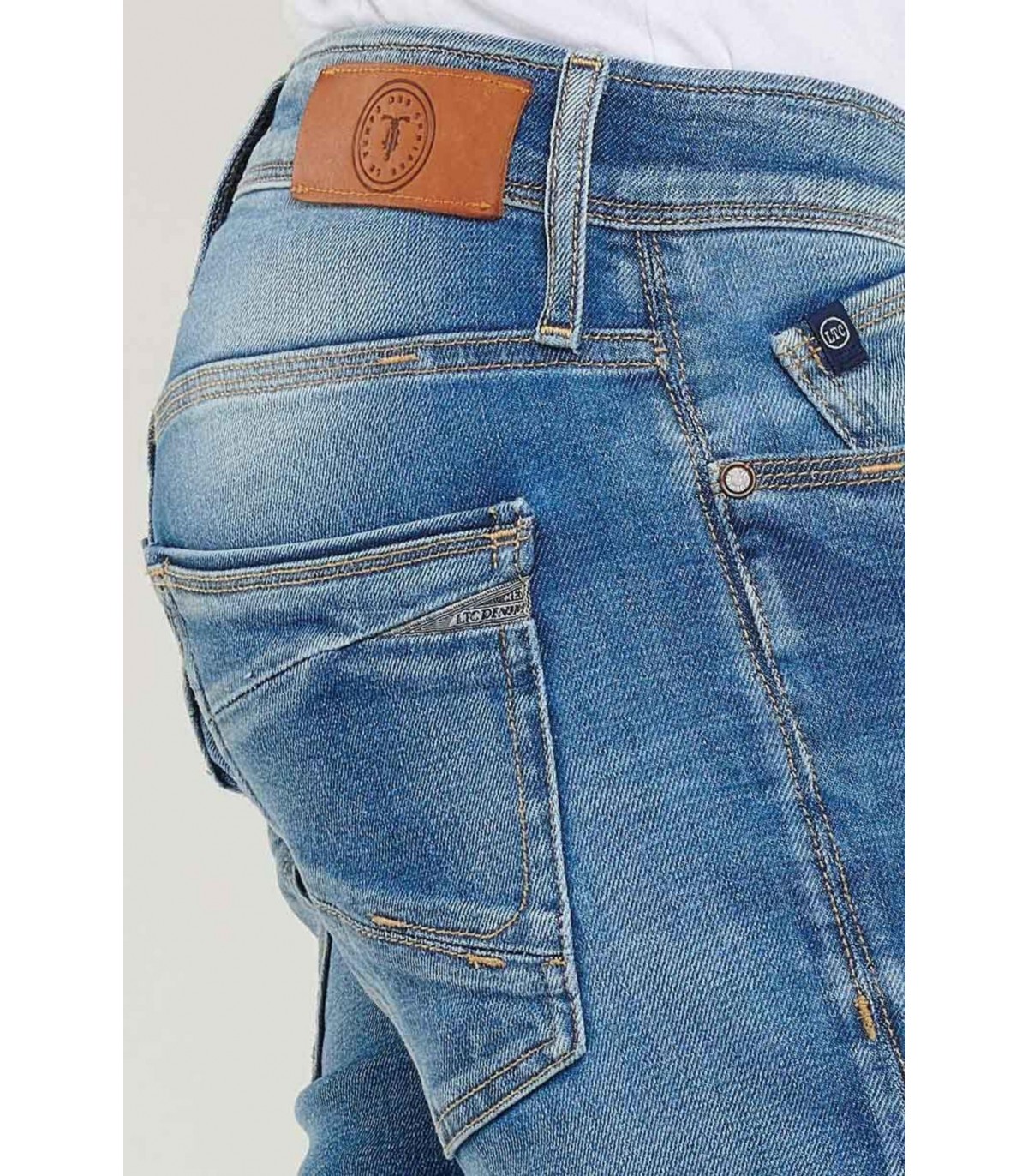 Pantalon jean tps cerises 3001bleu