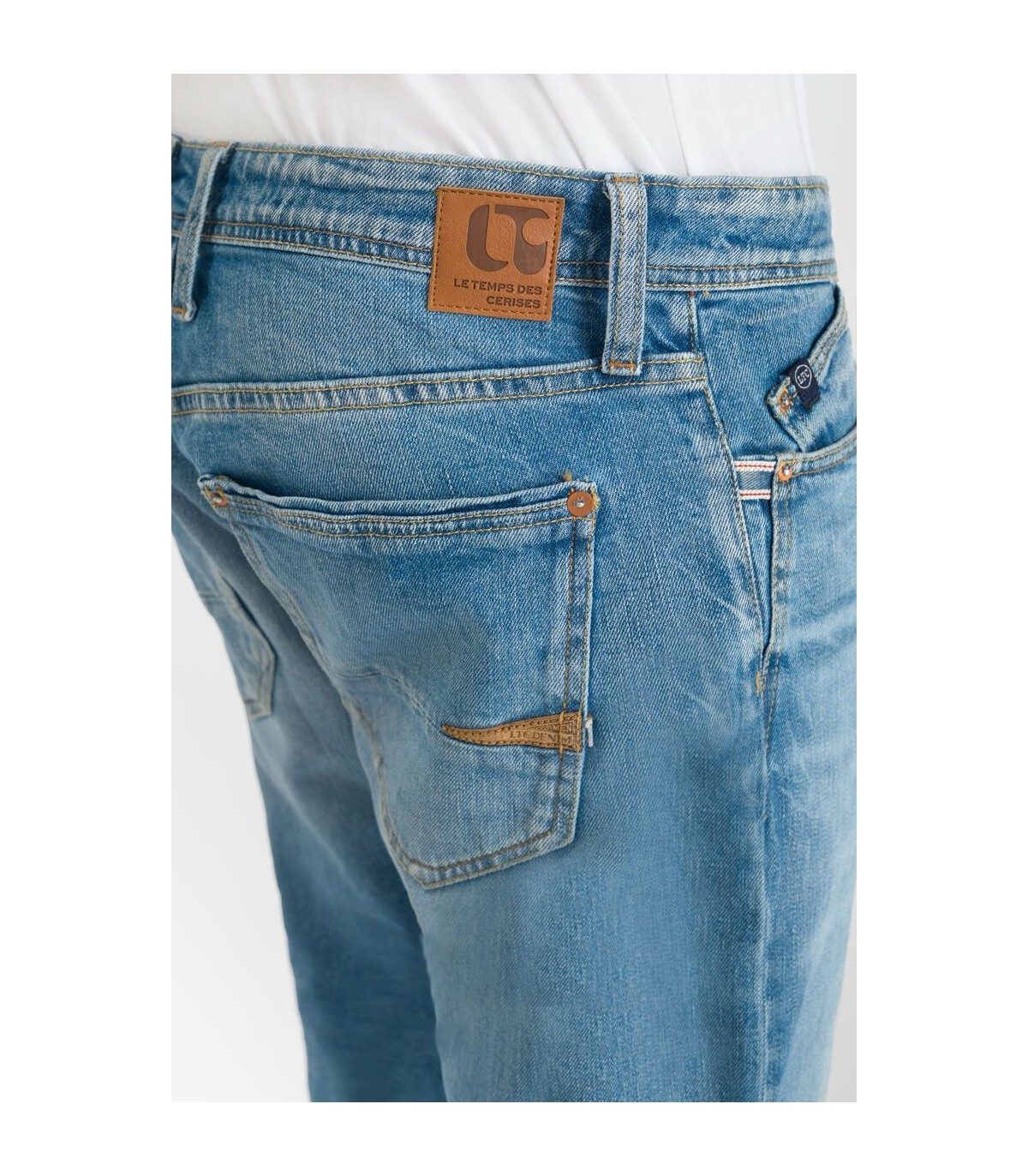 Pantalon jean tps cerises 3001blue