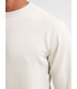 Pull col rond petrol 0009white