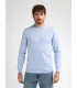 Pull col rond petrol 5196sky