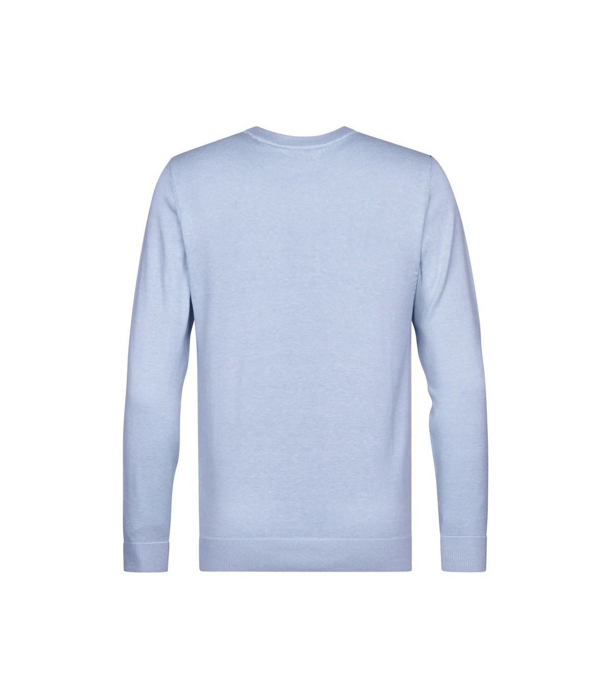 Pull col rond petrol 5196sky