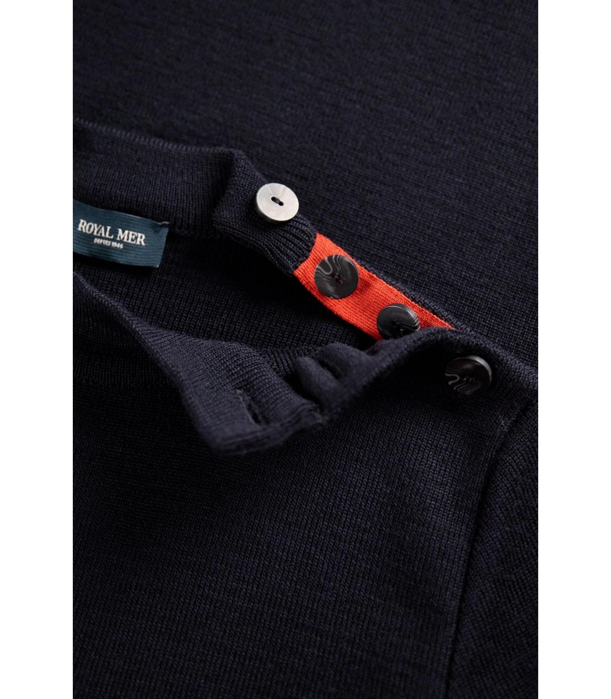 Pull col rond royal mer 5050.1062marin/vita