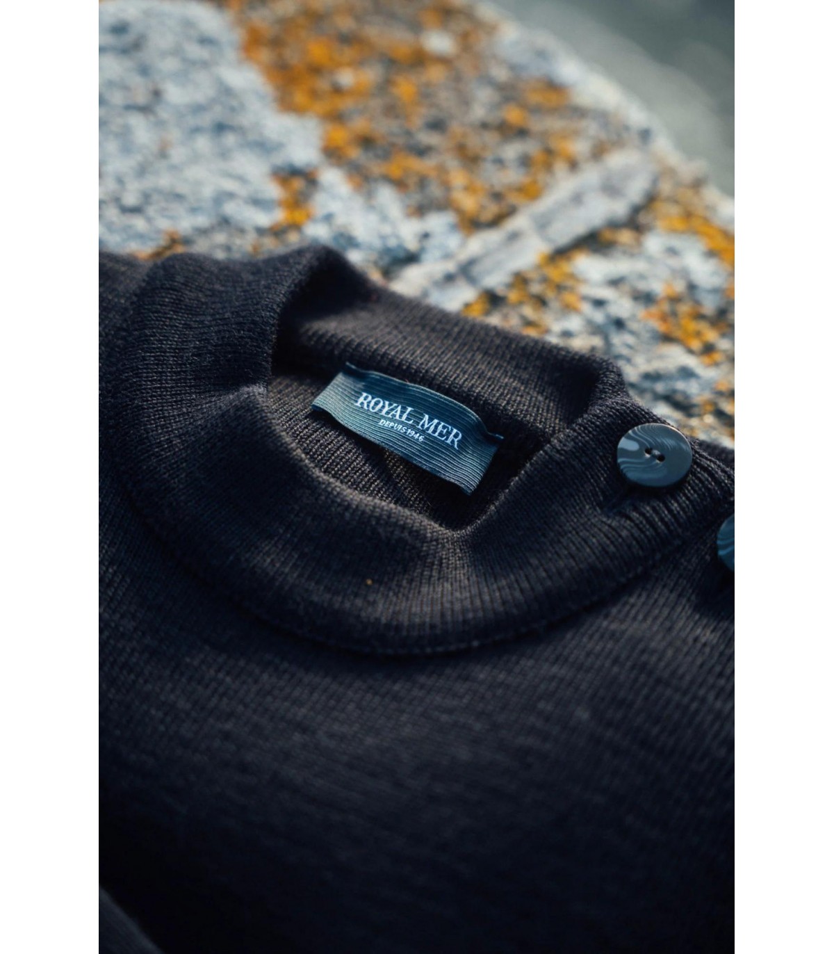 Pull col rond royal mer 5050.1062marin/vita