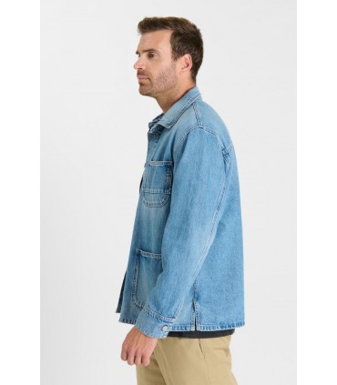 Surchemise jean tps cerises 3001blue