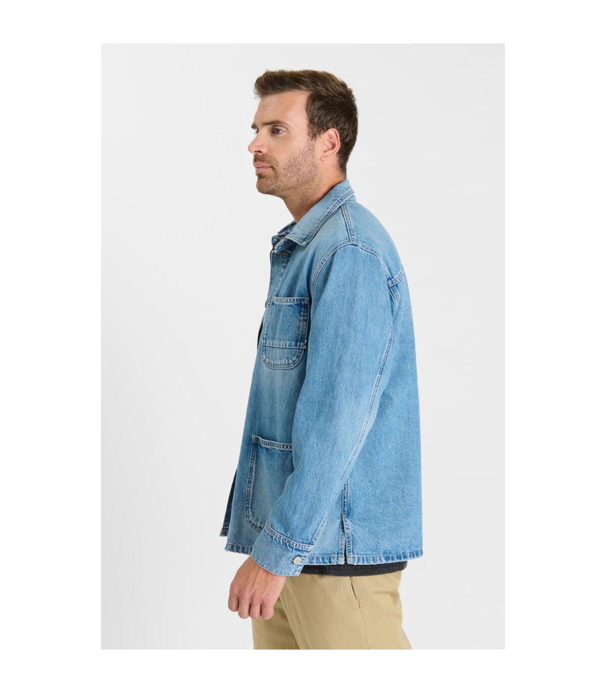 Surchemise jean tps cerises 3001blue