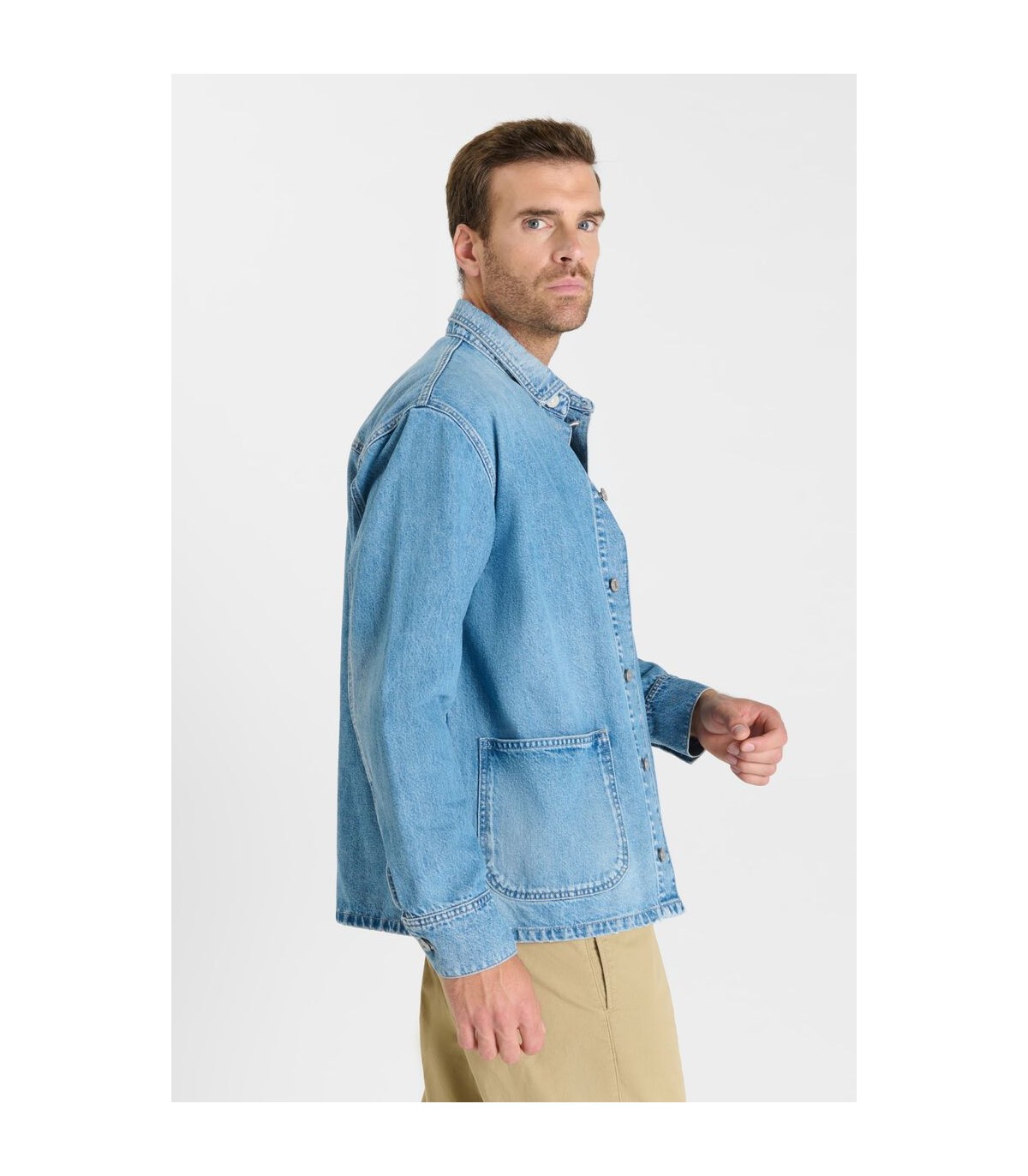 Surchemise jean tps cerises 3001blue