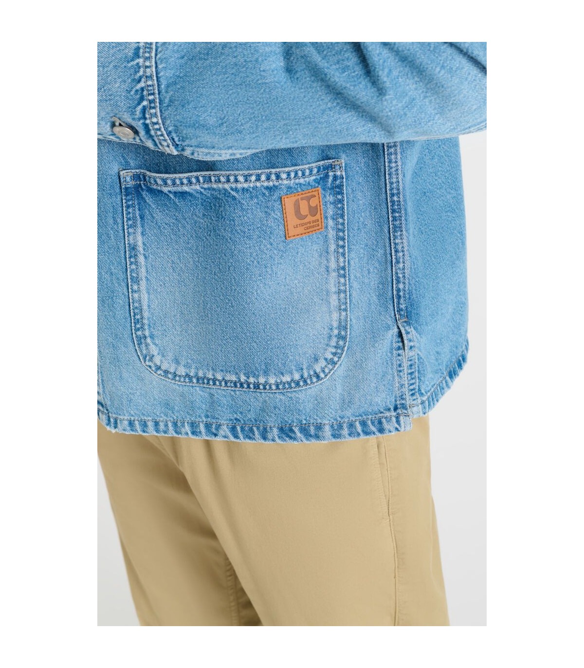 Surchemise jean tps cerises 3001blue