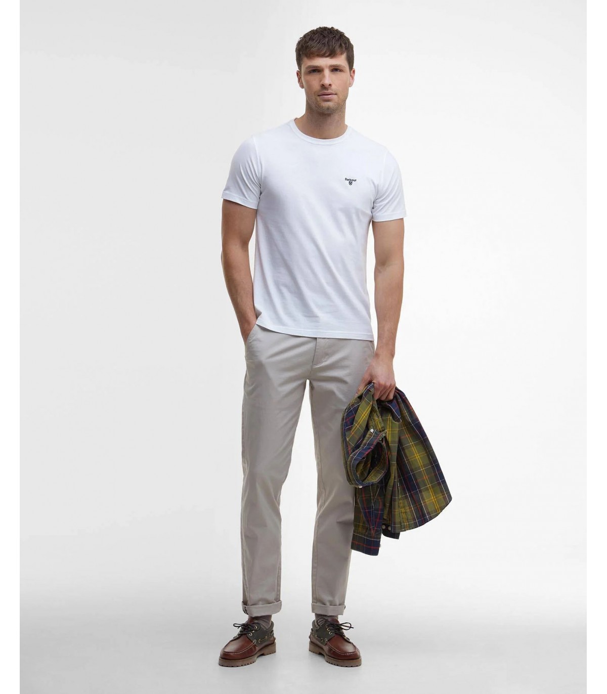 Tee shirt mc barbour wh11white